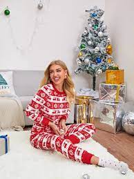 Cheap pajama sets, buy quality mother & kids directly from china suppliers:new arrival winter christmas santa claus snowman item type: Christmas Print Long Sleeve Pj Set Shein Eur