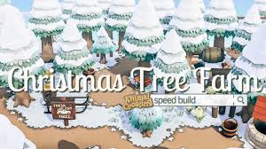 New horizons on switch has a variety of different tree types, all of which carry over from previous games. Christmas Tree Farm Speed Build Animal Crossing New Horizons Youtube