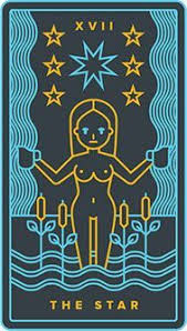 The Meaning Of The Star From The Golden Thread Tarot Deck Rise Above Your Day To Day And Connect With The Divin Star Tarot Tarot Cards Art Golden Thread Tarot