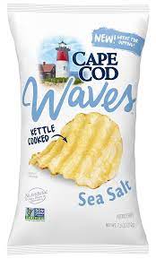 Usa Cape Cod Waves Potato Chips With Sea Salt Chips Cape Cod Potato Chips Cape Cod