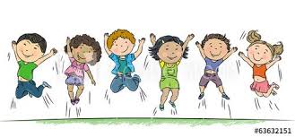 Let S Get Moving Happy Kids Kids Vector Cute Cartoon