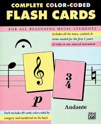 Get tips on how to use them in the video below. Complete Color Coded Flash Cards For All Beginning Music Students Alfred Music 8601404407468 Amazon Com Books
