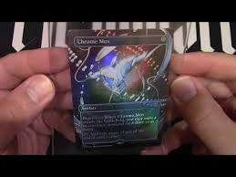 Double Masters Magic The Gathering Mtg Chrome Mox Full Art Showcase Foil Vip Youtube That ability still triggers even if necropotence is removed from the battlefield before.