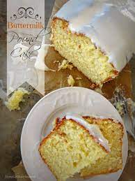 Buttermilk Pound Cake With Cream Cheese Glaze Simply Gloria Recipe Buttermilk Pound Cake Cake Desserts Cake