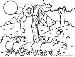 He leads me beside peaceful streams. The Lord Is My Shepherd Coloring Pages Coloring Home