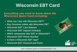Wisconsin Ebt Card 2021 Guide - Food Stamps Ebt
