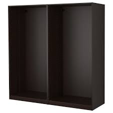 Ours also mean you can choose frames and doors that match your style and interior fittings that suit what you wear. Pax 2 Wardrobe Frames Black Brown Ikea