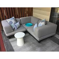 Buy outdoor sofa from aliexpress at an affordable price today! West Elm Tillary Outdoor Sofa W Pillows Martini Side Table Aptdeco