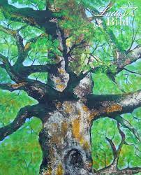 Baum mit landschaft malen in acryl auf mdf. Gemalter Baum Luttes Blog