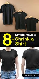 8 Amazingly Simple Ways To Shrink A Shirt In 2020 Shrink A Shirt How To Shrink Clothes How To Shrink Shirts