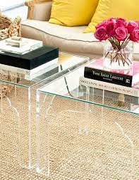 Lucite Tables Small Apartment Decorating Tiny Living Rooms Lucite Coffee Tables