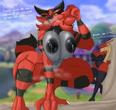 pokemon, blaziken, female blaziken, female incineroar, incineroar - R34  Vault