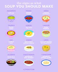 Here S What Soup You Should Make Based On Your Zodiac Sign Zodiac Signs Pisces Zodiac Signs Astrology Zodiac Signs
