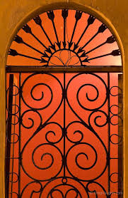 The First Floor Arches Of The Church Facade Would Be Wrought Iron For The Prison Scene And Could Be Bac Wrought Iron Front Door Front Door Design Window Grill