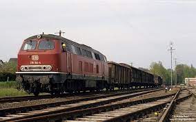 bahnhof bad lippspringe eisenbahn bundesbahn diesellok