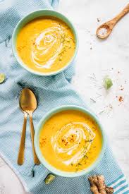 9 Creative Carrot Soup Recipes Here We Have Roasted Carrot Soup From Jessicaskitchen This Simp Roasted Carrot Soup Vegan Carrot Soup Carrot Soup Recipes