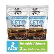 Meaning no added sugar, no artificial sweeteners, and limited naturally occurring sugars (like. Amazon Com The Chocolate Trader Keto Bark Milk Chocolate Almonds No Sugar Added Low Carb No Sugar Alcohols No Artificial Sweeteners All Natural 2 Bags 4 5 Oz Each 2 Health Personal Care