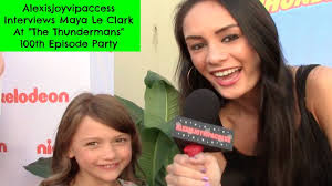 Maya le clark / age The Thundermans Maya Le Clark Interview With Alexisjoyvipaccess The Thundermans 100th Episode Youtube