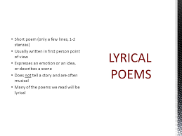 Since this is formal verse, the second stanza should be expected to repeat the same pattern (the same meter and rhyme scheme, but using different. Poetry Notes Poetry Is A Type Of Literature That Expresses Ideas And Feelings Or Tells A Story In A Specific Form Usually Using Lines And Stanzas Ppt Download