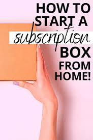 Work From Home By Starting Your Own Subscription Box With Cratejoy In 2020 Subscription Box Business Book Subscription Box Work From Home Jobs