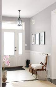 We can ignore lots of fancy math and simply estimate that the rail should hit about 1/3 up the wall. 33 Trendy Farmhouse Office Chair Paint Colors Dining Room Paint Living Room Paint Living Room Grey