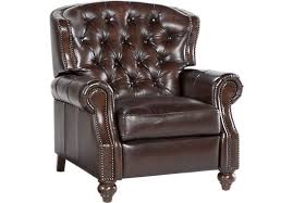 Kentfield Leather Recliner Furniture Living Room Leather At Home Furniture Store