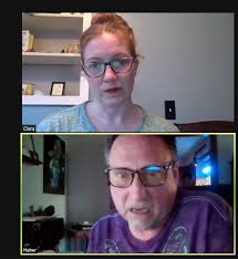 Rehearsing one of my favorite scenes with Mallory for The Spiderwick  Chronicles play, produced by the Stratford Youth Theatre and performed this  week at the The Bear Pit.✨