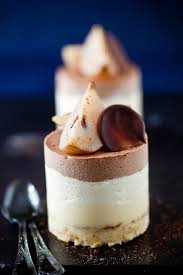 Honey Pear And Milk Chocolate Mousse Cake Pear Dessert Chocolate Mousse Cake Fancy Desserts