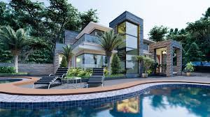 They also feature large patios where you could enjoy your alfresco meal while taking in the beautiful sea views and smelling the salty sea breeze as it eases your senses with revitalizing energy. Modern Tropical House Design Model Turbosquid 1594835