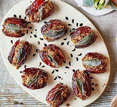 Pecan Stuffed Dates Recipe Bbc Good Food Recipes Recipes Vegan Christmas