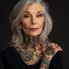 ✨ Age is just a number! ✨ We had the absolute pleasure of tattooing this  amazing woman who, at 70 years old, decided to check off a big item