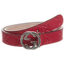 Gucci Teen Red Gg Logo Leather Belt Childrensalon Polished leather belt with interlocking logo buckle width, about 0.5 antique brass hardware leather made in italy style code : teen red gg logo leather belt
