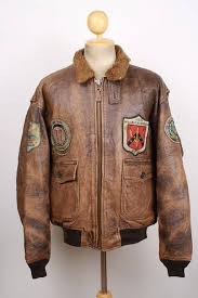 Avirex G 1 Us Navy Flying Tigers 14th Air Force Leather Flight Jacket Large Abbigliamento Abbigliamento Uomo Militare