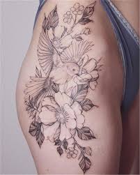 Bird And Flower Tattoos For Women Pin On Tattoo