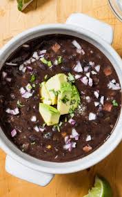 Black Bean Soup With Canned Beans Black Bean Soup Dried Beans Add More Flavor To This Hearty Soup Than Canned And Don T Even Need To S Black Bean Soup Bean Soup Recipes Black Bean Soup Recipe