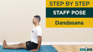 Staff is therapeutic for asthma and sciatica; Dandasana Staff Pose Or Base Pose How To Do Step By Step For Beginners Benefits And Precautions Youtube