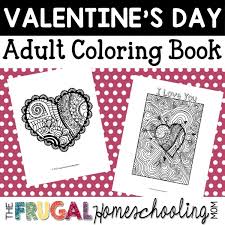 Free printable valentine's day coloring pages. Free Valentine S Day Coloring Pages For Adults Frugal Homeschooling
