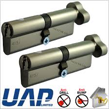 Thumb turn cylinders are great for quick exits in an emergency but do not fit near a window where burglard can easily gain access. Paired Keyed Alike Thumb Turn Euro Cylinders Door Uap Trade Locks Use The Same Key For Both Doors Extra Keys Available Vault Nw