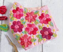 The size is easy to customize by adding or. New Pattern Embroidered Face Mask Carina S Craftblog
