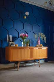 Navy Feature Wall Navy Blue Inspiration Via Welliguessthisisgrowingup Co Uk Wall Paneling Diy Modern Wall Paneling Feature Wall Living Room