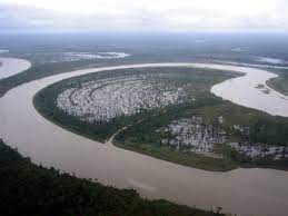 Along major rivers with very large drainage basins, the timing and elevations of flood peaks can be Floodplain