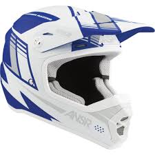 Answer Racing Snx 2 Youth Helmet Matte Navy White Grey S 361751