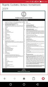 Download nigeria customs service (ncs) recruitment 2021 application form online or register via their portal vacancy.customs.gov.ng. Yadda Zaka Nemi Aikin Custom