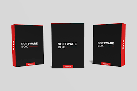 Download Free Realistic Software Box Mockup Free Mockup
