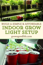 Make your grow light box. Build A Grow Light System For Starting Seeds Indoors
