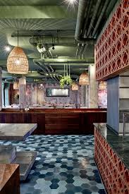 Bar Skuka Frankfurt Germany In The Kitchen Chefs Yossi Elad And Stephan Kaiser Serves Up A Menu Of Shar Cafe Interior Design Frankfurt Restaurant Interior