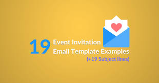 Throwing a party every now and then is very common nowadays. 19 Event Invitation Email Template Examples 19 Subject Lines