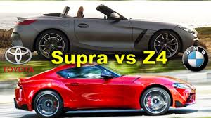 But under the skin they will use identical bmw engines and hardware. Toyota Supra Vs Bmw Z4 Z4 Vs Supra Youtube