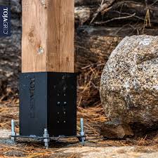 Solo Pergola Post Base And Wall Mount Bracket For 6x6 Wood Posts 4 Pack In 2020 Concrete Posts Pergola Outdoor Design