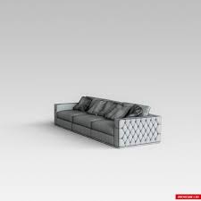 Fendi Sofa 3d Model Sofa Comfortable Couch Outdoor Sofa